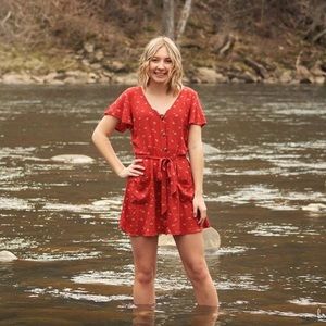 American eagle button up dress